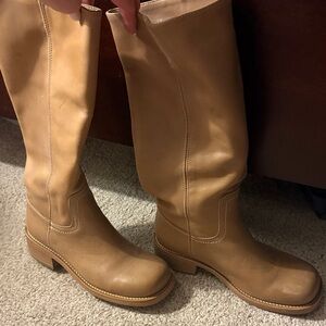Steve Madden Tan Heeled Boots